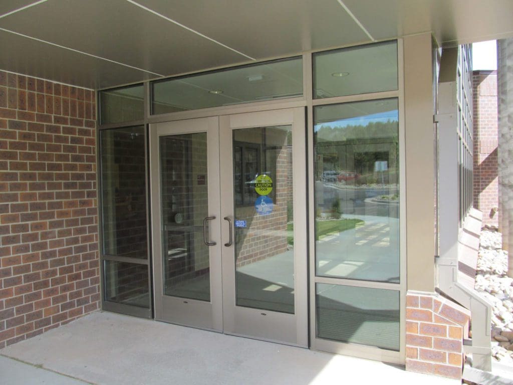 Corral Drive School Automatic Doors Entrance