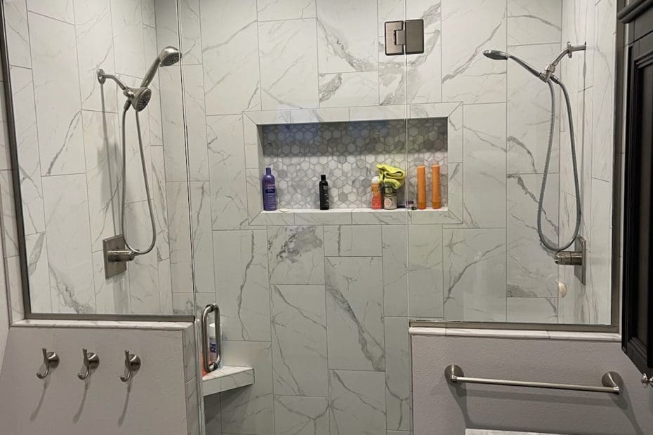 Large Shower Glass Enclosure