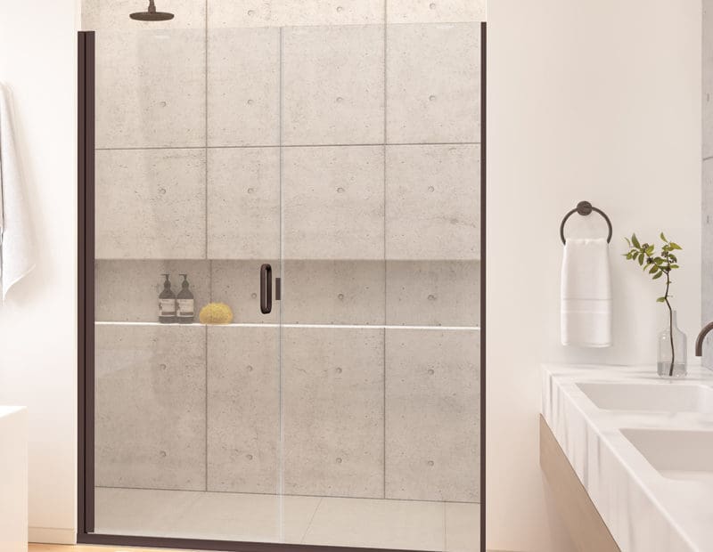 Agalite glass shower door from the Elite Collection