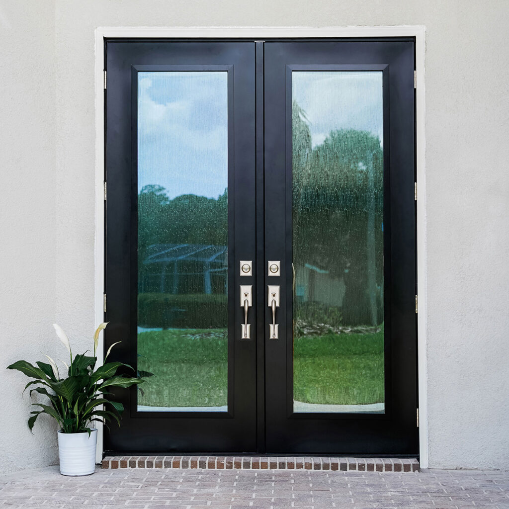 Legacy-460-French-Doors-in-Coal-Black-with-Waterfall-Privacy-Glass-1200x1200